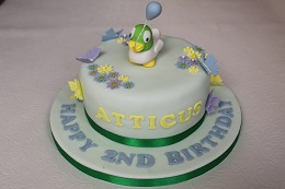 duck birthday cake